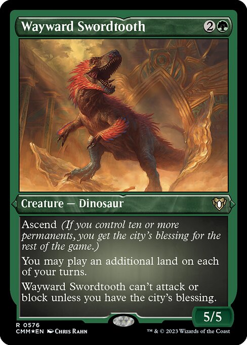 Magic the Gathering Card - Wayward Swordtooth - MTG Circle