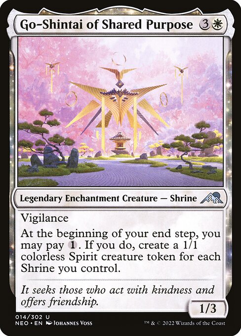 Magic the Gathering Card - Go-Shintai of Shared Purpose - MTG Circle