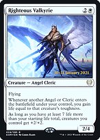 Magic the Gathering Card - Righteous Valkyrie - MTG Circle