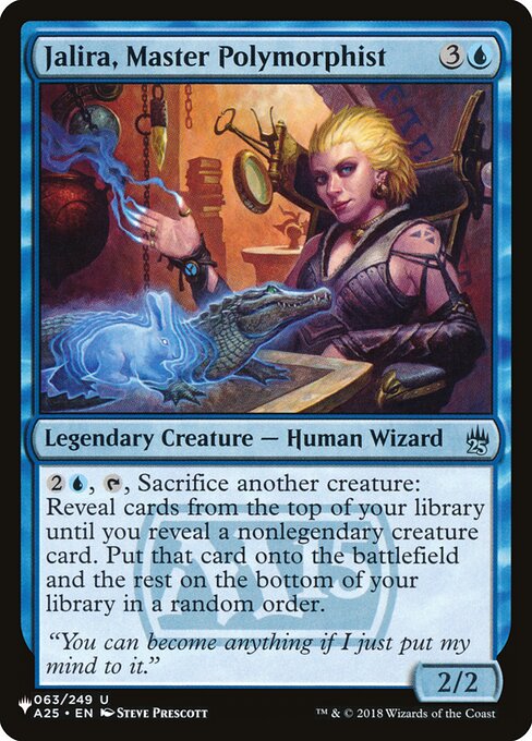 Magic the Gathering Card - Jalira, Master Polymorphist - MTG Circle