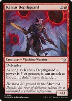 Magic the Gathering Card - Karsus Depthguard - MTG Circle