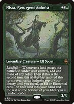 Magic the Gathering Card - Nissa, Resurgent Animist - MTG Circle