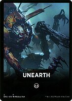 Magic the Gathering Card - Unearth (Theme) - MTG Circle