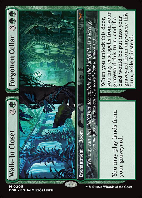 Magic the Gathering Card - Walk-In Closet // Forgotten Cellar - MTG Circle