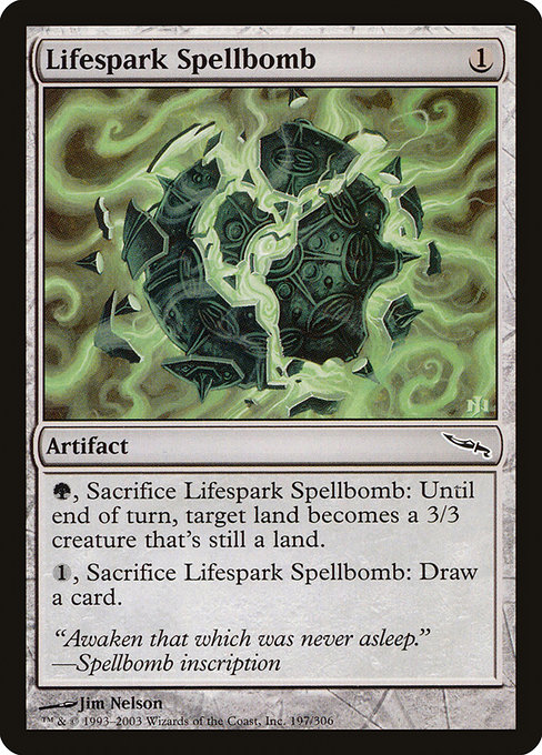 Magic the Gathering Card - Lifespark Spellbomb - MTG Circle