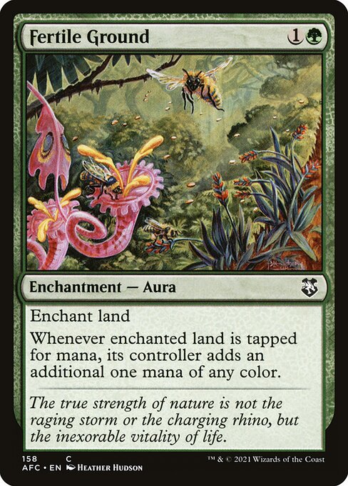 Magic the Gathering Card - Fertile Ground - MTG Circle