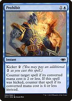 Magic the Gathering Card - Prohibit - MTG Circle