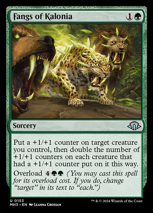 Magic the Gathering Card - Fangs of Kalonia - MTG Circle