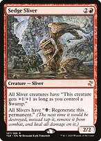 Magic the Gathering Card - Sedge Sliver - MTG Circle