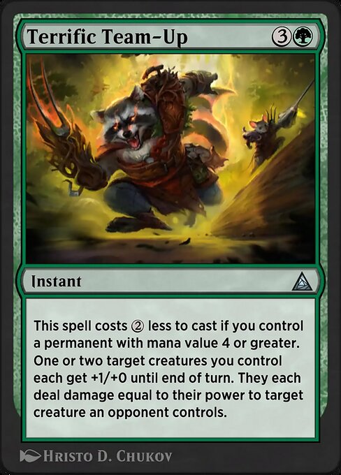 Magic the Gathering Card - Terrific Team-Up - MTG Circle