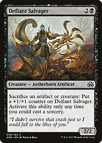 Magic the Gathering Card - Defiant Salvager - MTG Circle