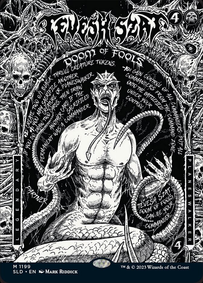 Magic the Gathering Card - Tevesh Szat, Doom of Fools - MTG Circle