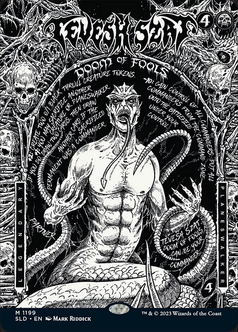 Magic the Gathering Card - Tevesh Szat, Doom of Fools - MTG Circle