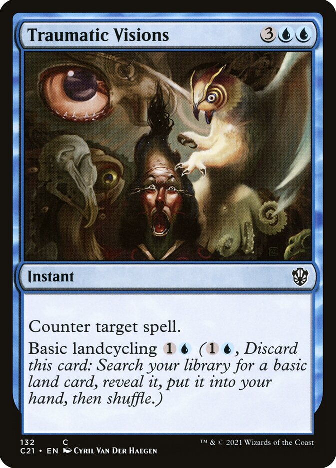 Magic the Gathering Card - Traumatic Visions - MTG Circle