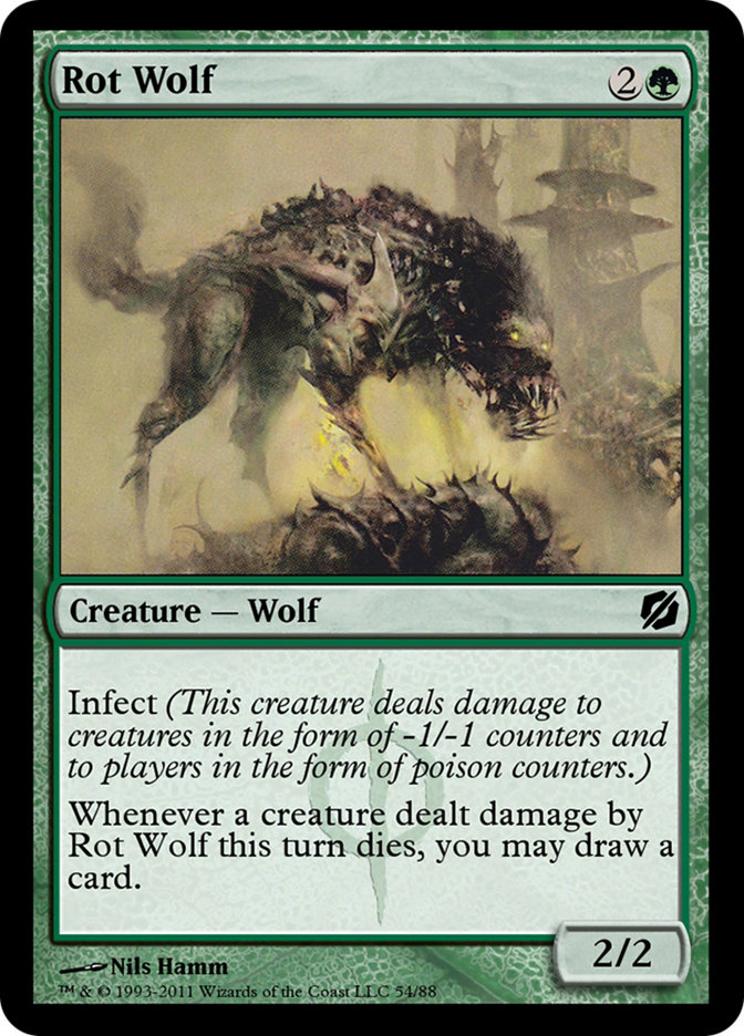 Magic the Gathering Card - Rot Wolf - MTG Circle