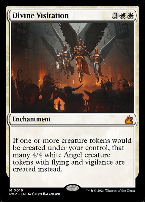 Magic the Gathering Card - Divine Visitation - MTG Circle