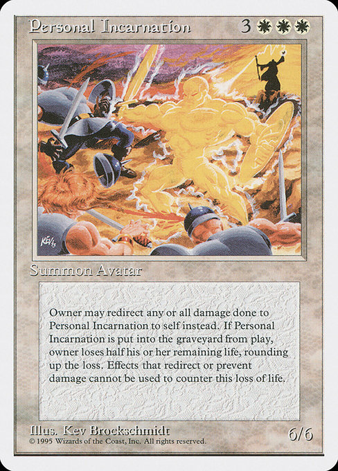 Magic the Gathering Card - Personal Incarnation - MTG Circle