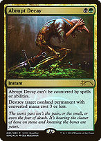 Magic the Gathering Card - Abrupt Decay - MTG Circle