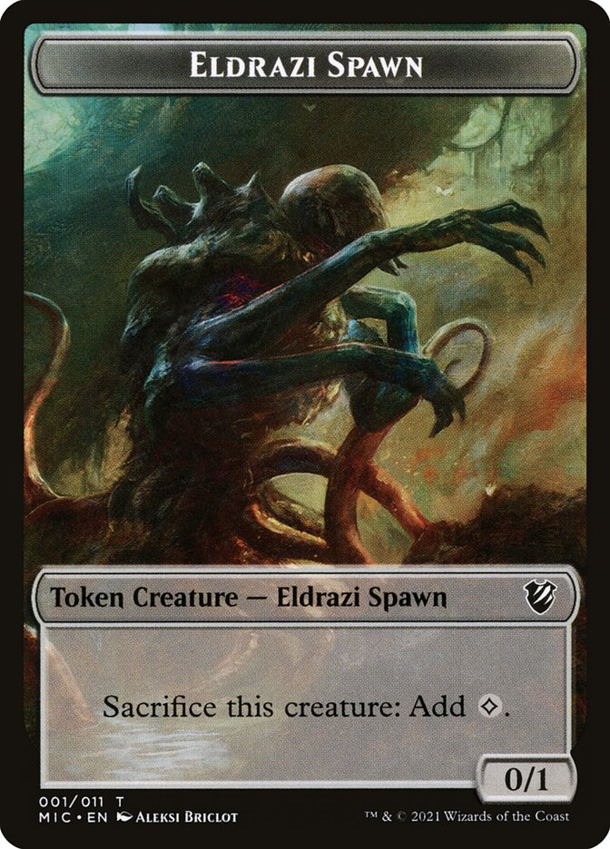 Magic the Gathering Card - Eldrazi Spawn - MTG Circle