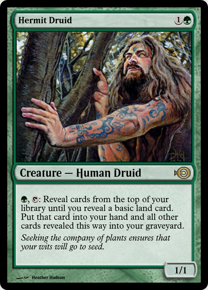 Magic the Gathering Card - Hermit Druid - MTG Circle