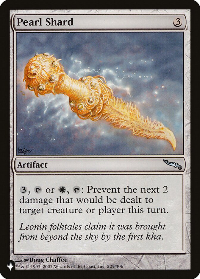 Magic the Gathering Card - Pearl Shard - MTG Circle