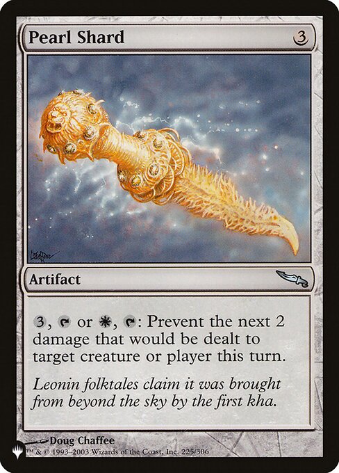 Magic the Gathering Card - Pearl Shard - MTG Circle