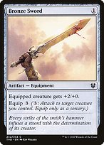 Magic the Gathering Card - Bronze Sword - MTG Circle