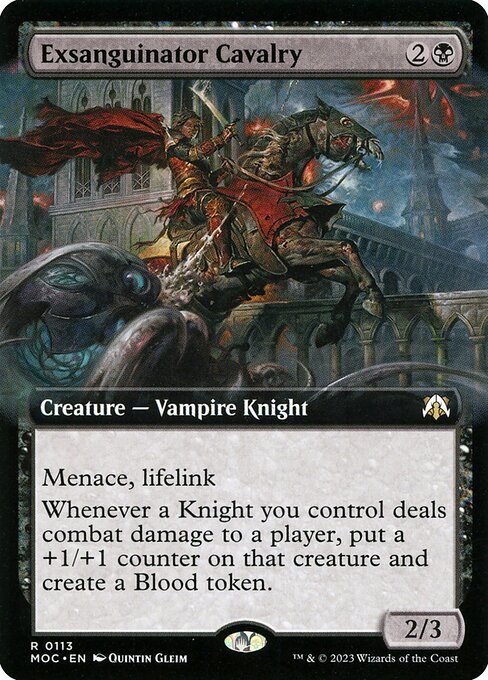 Magic the Gathering Card - Exsanguinator Cavalry - MTG Circle