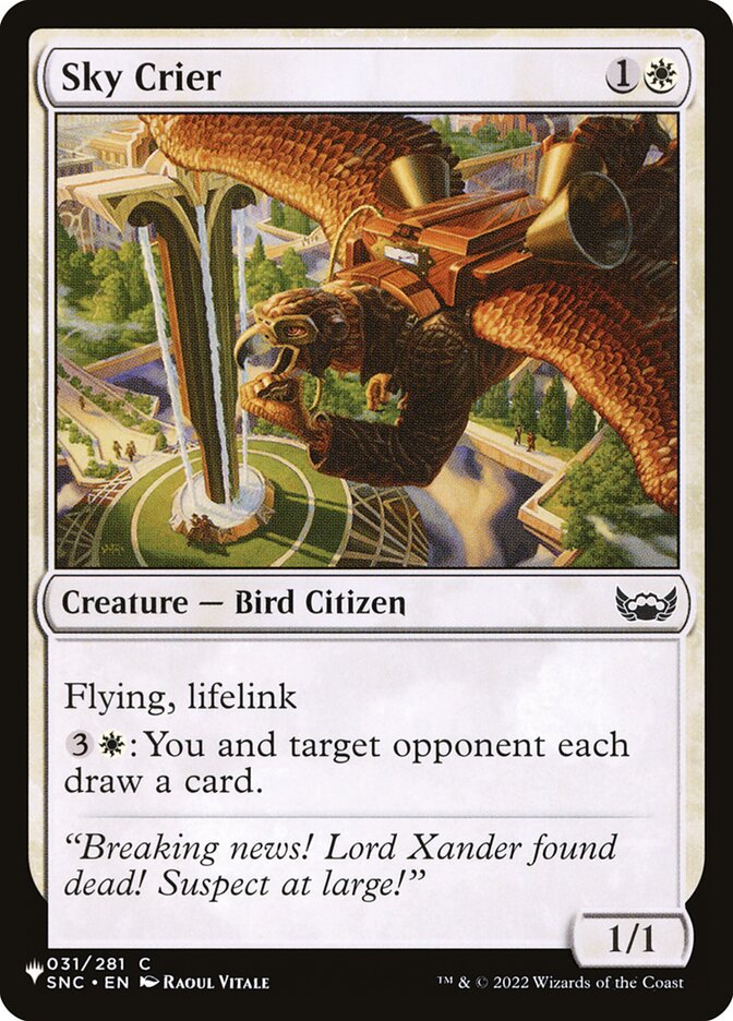 Magic the Gathering Card - Sky Crier - MTG Circle