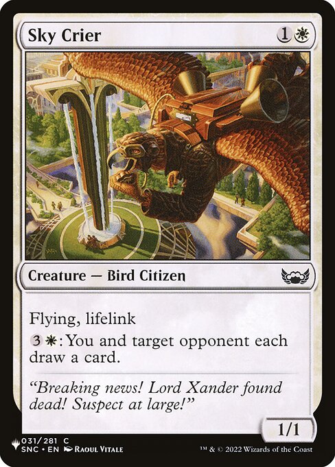 Magic the Gathering Card - Sky Crier - MTG Circle