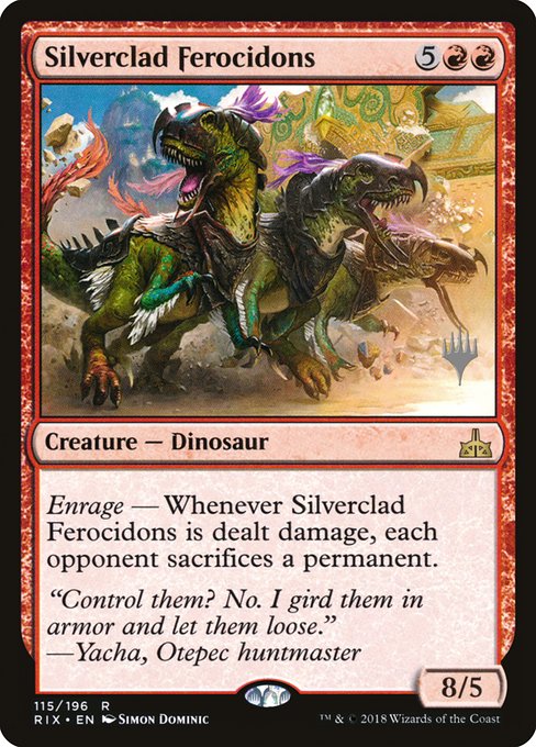 Magic the Gathering Card - Silverclad Ferocidons - MTG Circle