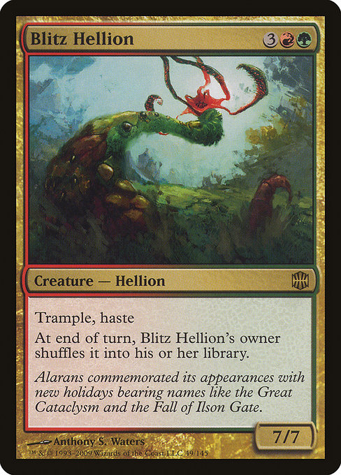 Magic the Gathering Card - Blitz Hellion - MTG Circle
