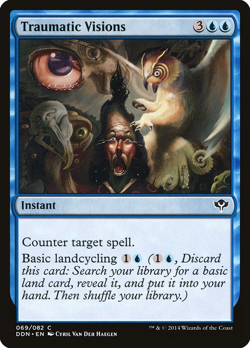 Magic the Gathering Card - Traumatic Visions - MTG Circle