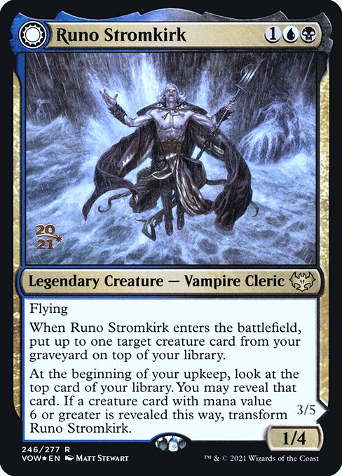 Magic the Gathering Card - Runo Stromkirk - MTG Circle