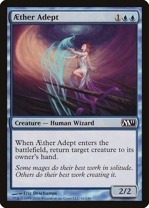 Magic the Gathering Card - Aether Adept - MTG Circle