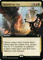 Magic the Gathering Card - Rebuild the City - MTG Circle