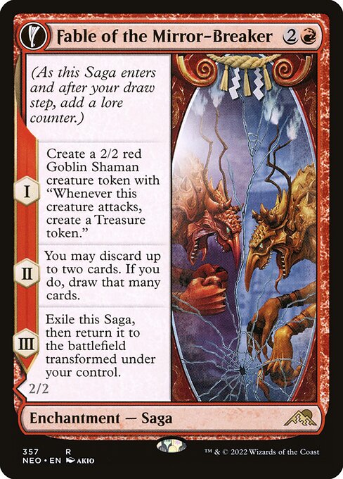 Magic the Gathering Card - Fable of the Mirror-Breaker - MTG Circle