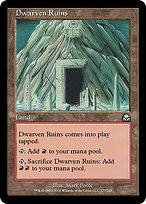 Magic the Gathering Card - Dwarven Ruins - MTG Circle