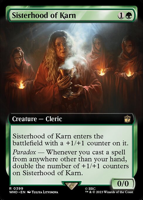 Magic the Gathering Card - Sisterhood of Karn - MTG Circle