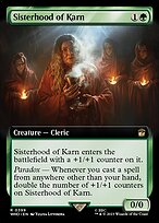 Magic the Gathering Card - Sisterhood of Karn - MTG Circle