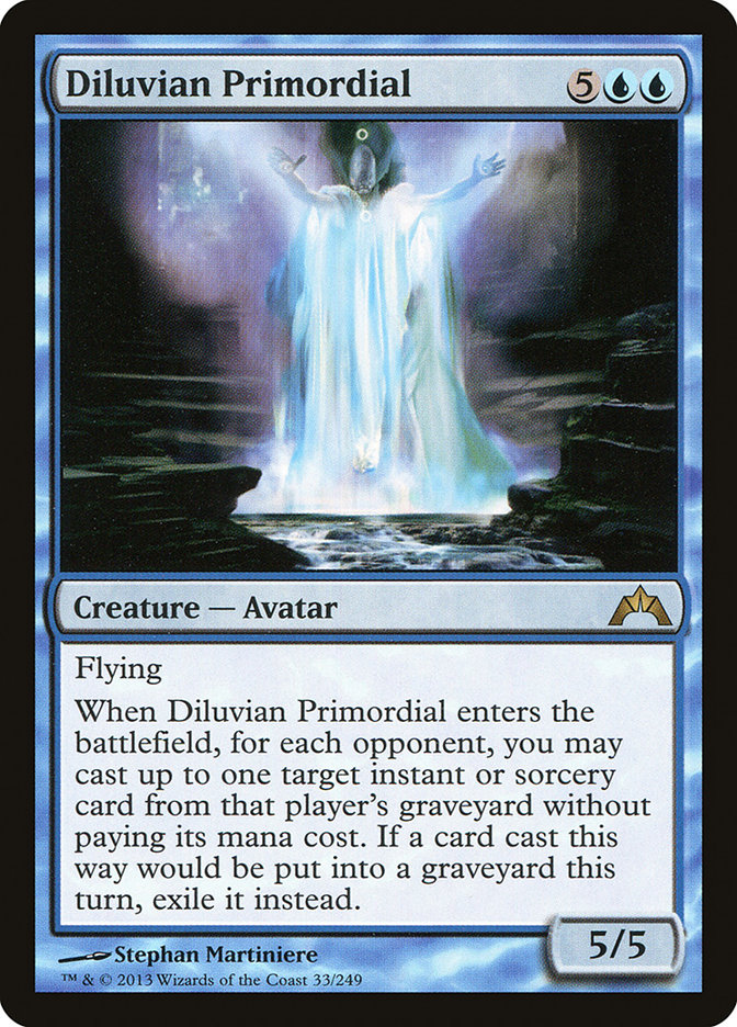 Magic the Gathering Card - Diluvian Primordial - MTG Circle