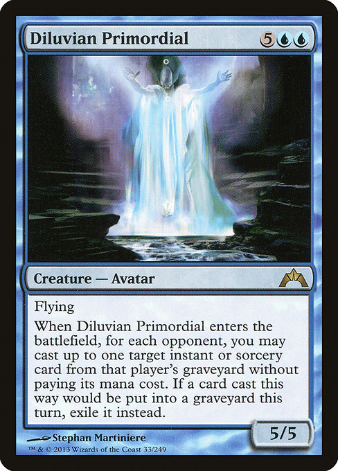 Magic the Gathering Card - Diluvian Primordial - MTG Circle