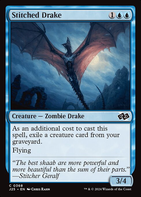 Magic the Gathering Card - Stitched Drake - MTG Circle