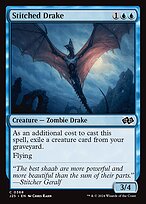 Magic the Gathering Card - Stitched Drake - MTG Circle