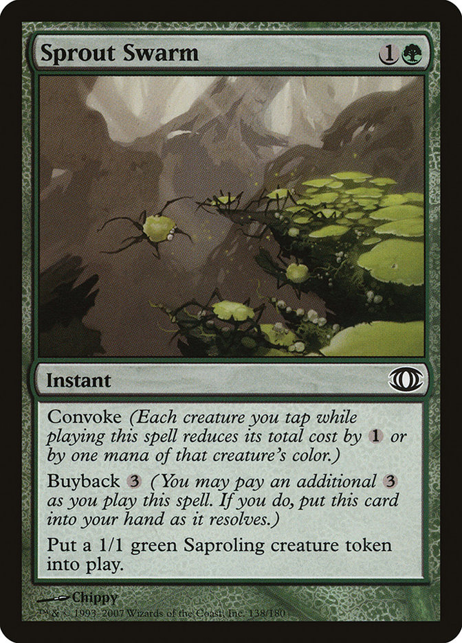 Magic the Gathering Card - Sprout Swarm - MTG Circle