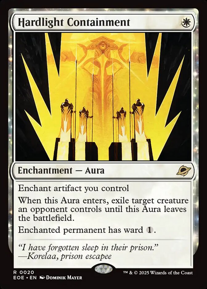 Magic the Gathering Card - Hardlight Containment - MTG Circle