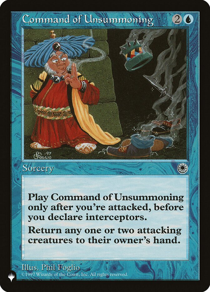 Magic the Gathering Card - Command of Unsummoning - MTG Circle