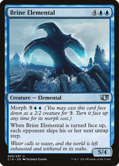 Magic the Gathering Card - Brine Elemental - MTG Circle