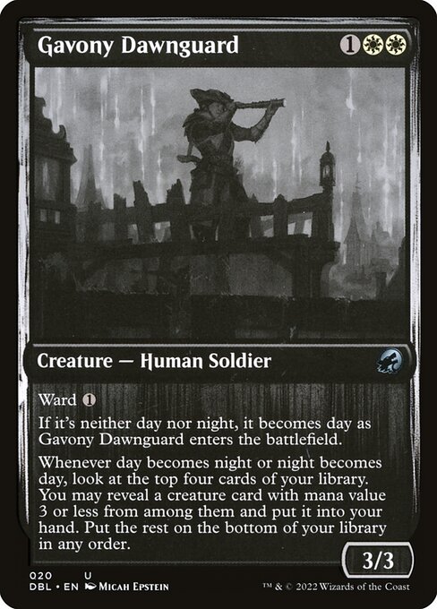 Magic the Gathering Card - Gavony Dawnguard - MTG Circle