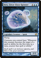 Magic the Gathering Card - Kira, Great Glass-Spinner - MTG Circle